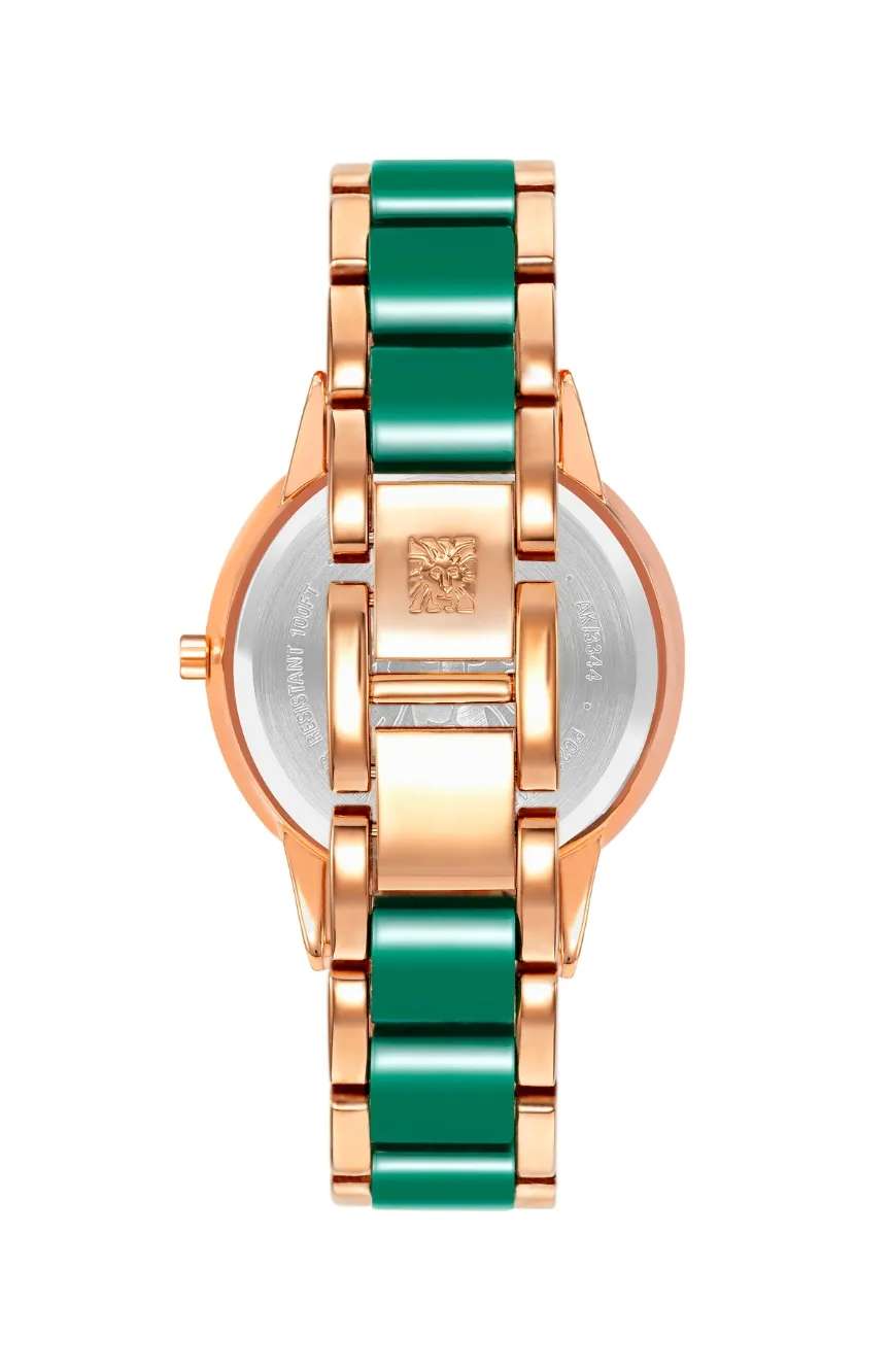 آن كلاين ساعة يد نسائية بسوار سيراميكي