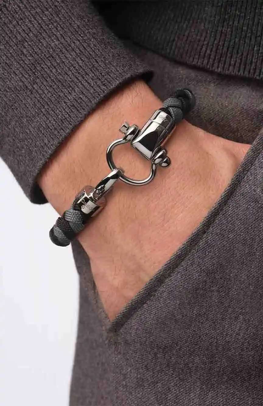 أوميغا سوار نايلون بمشبك ستانلس ستيل