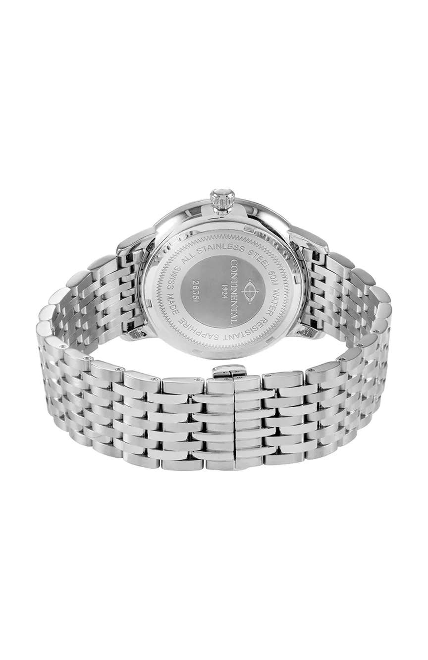 Continental Gents Silver Stainless Steel watch