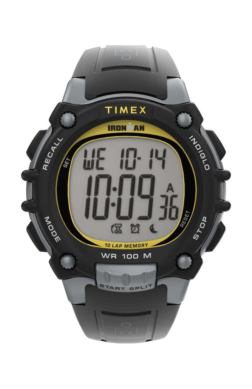 Timex Ironman Classic 10 44Mm Pu Strap Watch