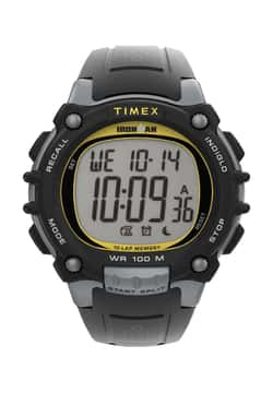 Timex Ironman Classic 10 44Mm Pu Strap Watch