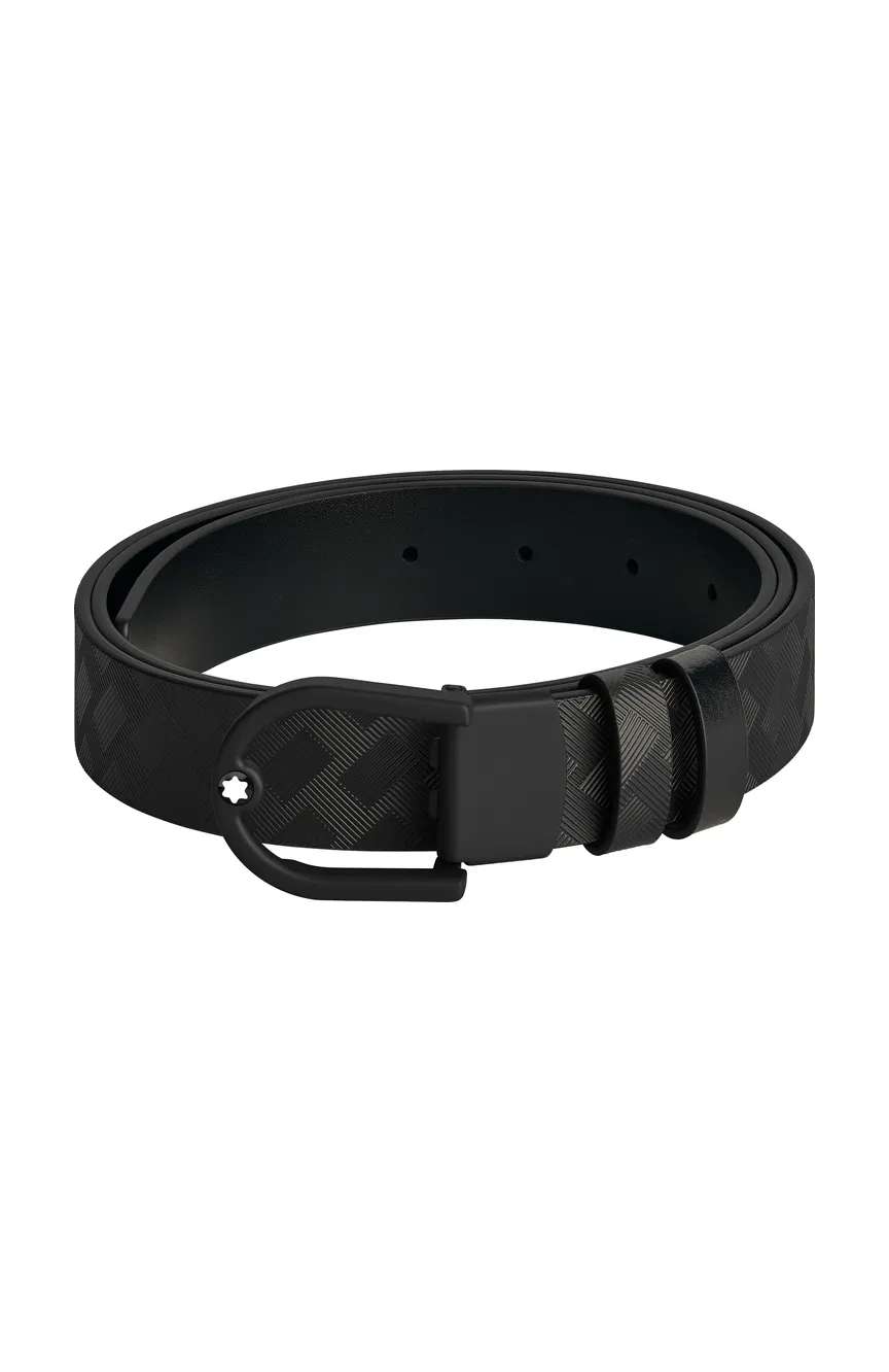 Montblanc Horseshoe 30 mm Reversible Belt in Extreme Leather