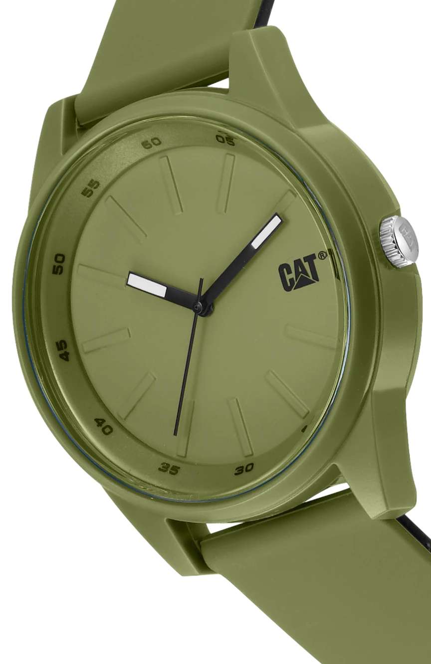 Cat Men's Quartz Silicone Watch