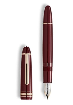 Montblanc Meisterstuck Burgundy Red LeGrand Fountain Pen
