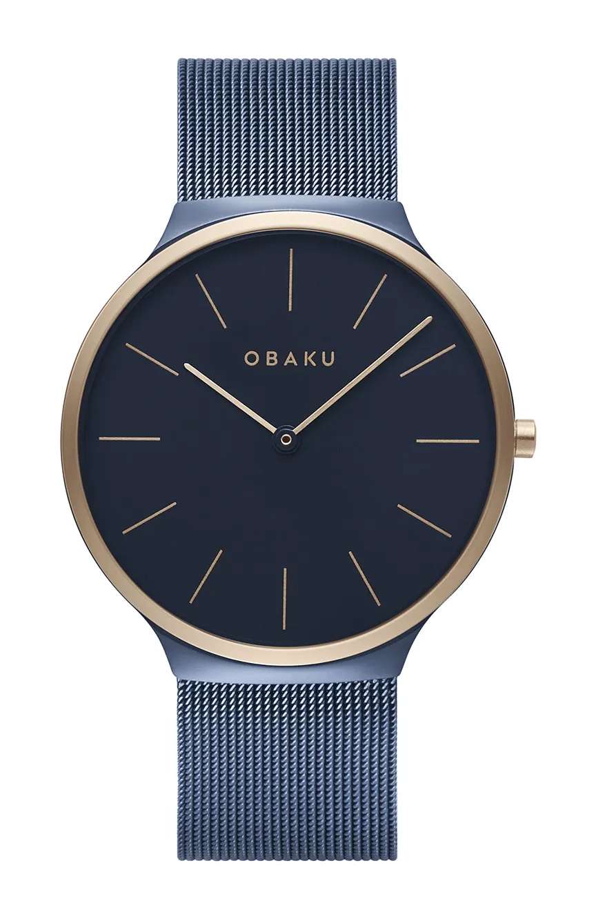 Obaku Men Analog Stainless Steel Watch