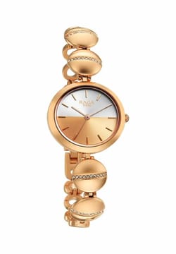 Titan Raga Delight Two Toned Dial Women Watch With Metal Strap