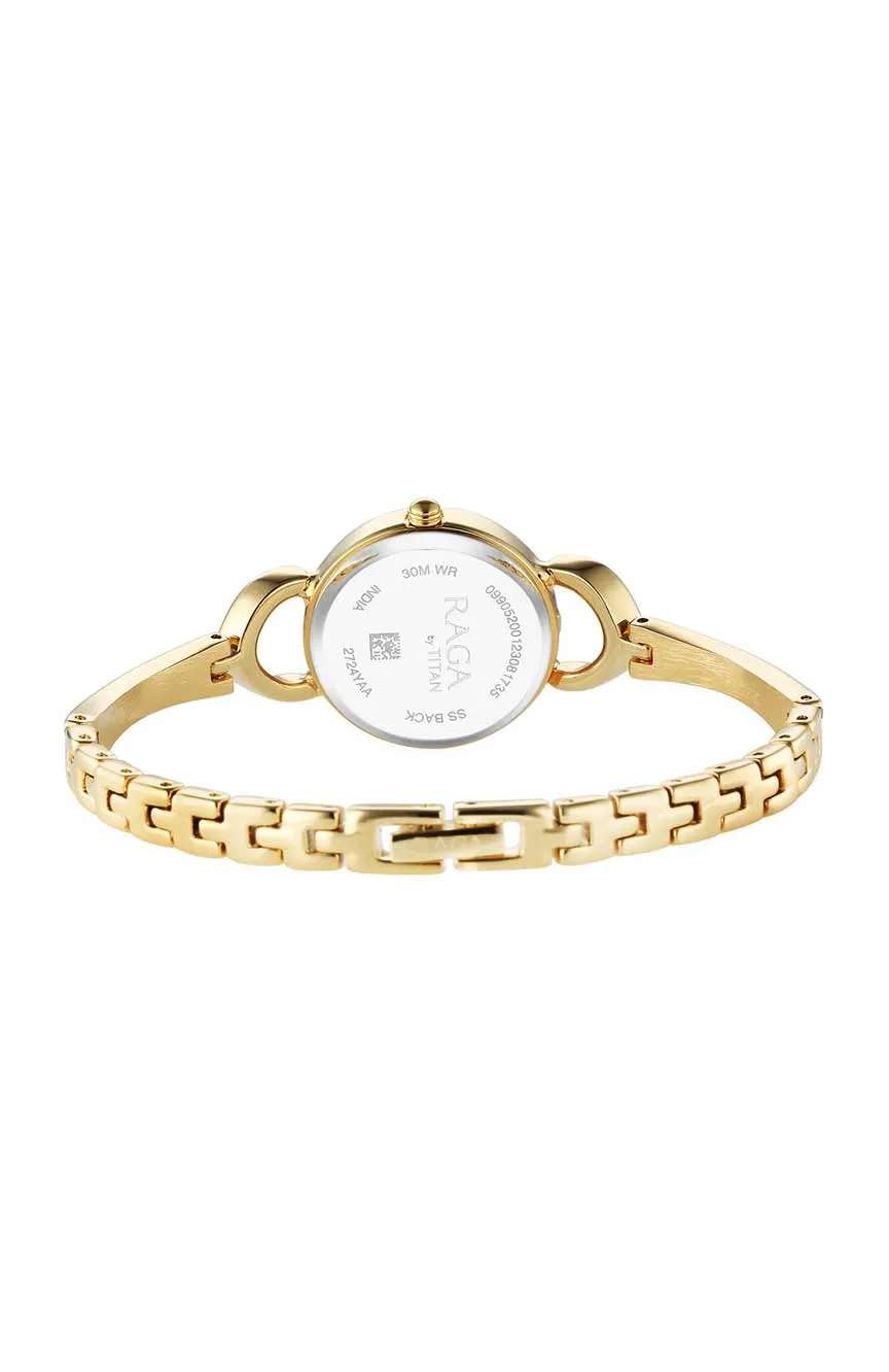Titan Raga Champagne Dial Watch for Women