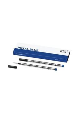 Montblanc 2 Rollerball Refills Medium, Royal Blue