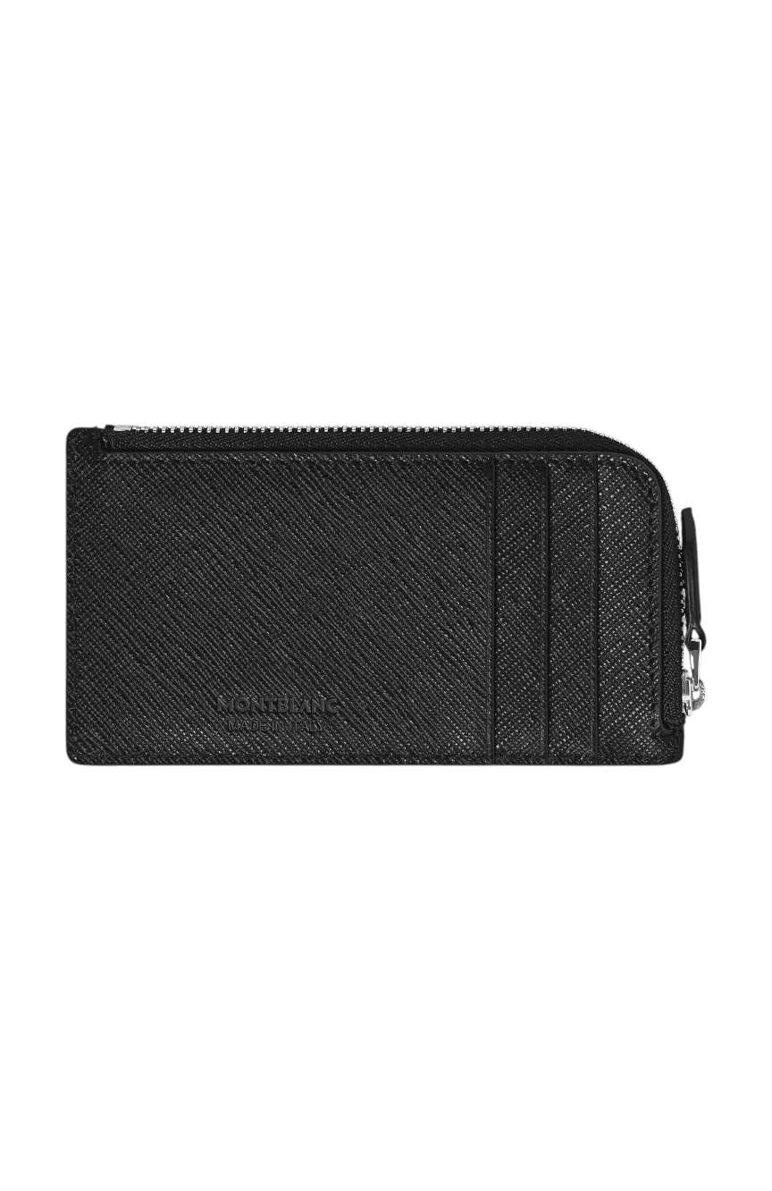 Montblanc Card Holder 7cc with zip in Sartorial Leather