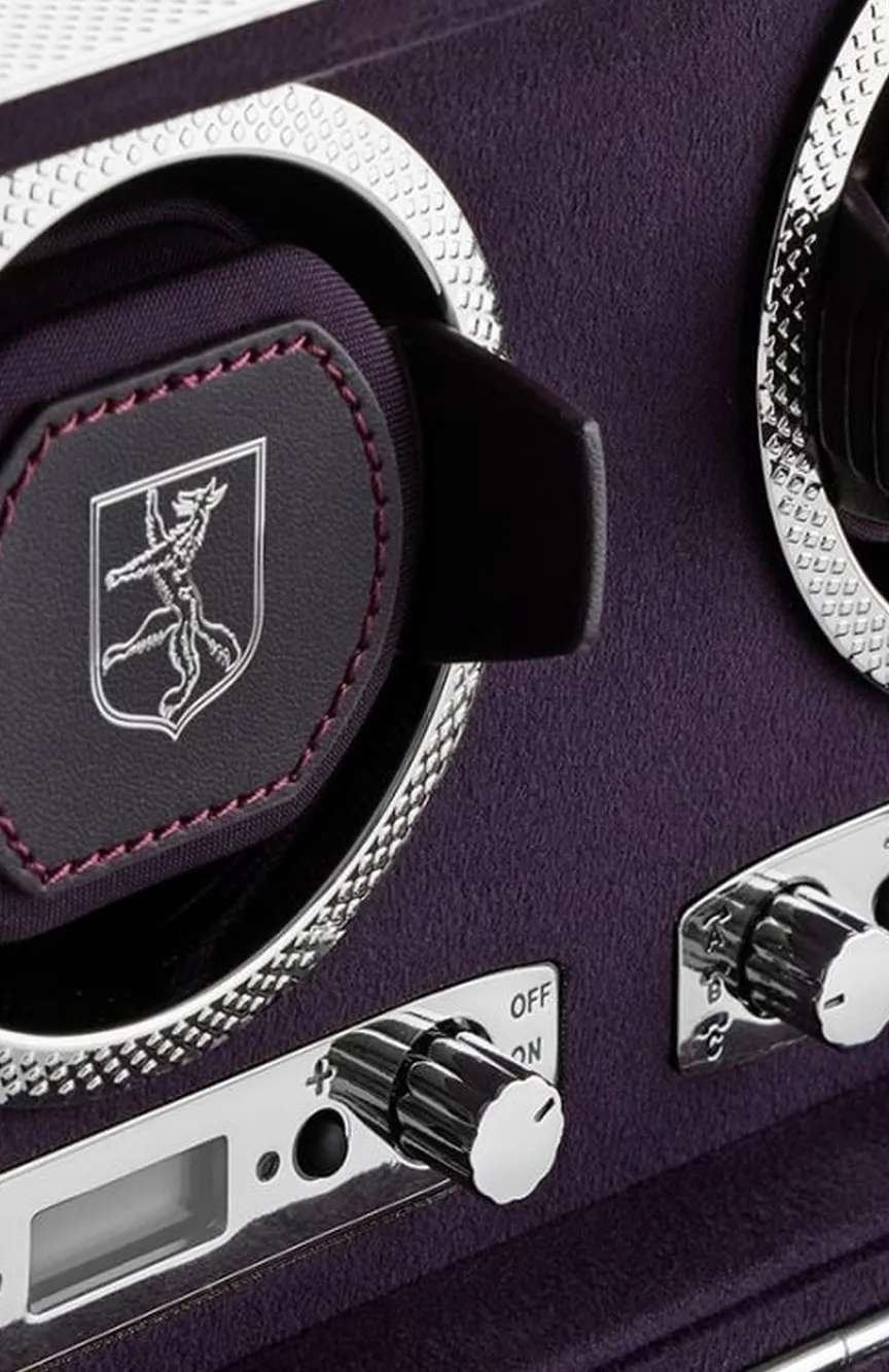 وولف SILVER DOUBLE WATCH WINDER