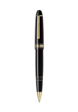 Montblanc قلم حبر سائل بنهاية كرويّة مايسترشتوك لي جراند مطلي بالذهب