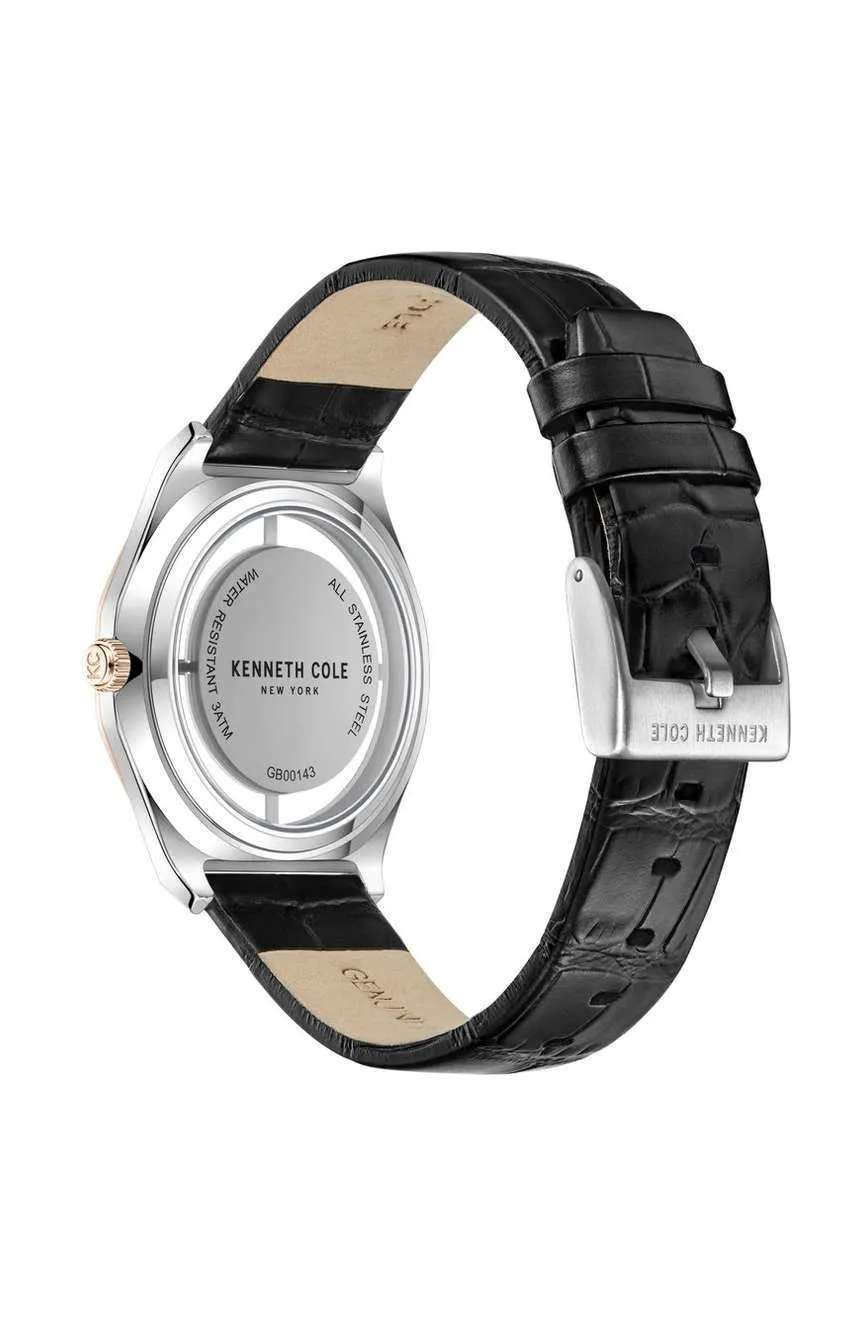 Kenneth Cole Kenneth Cole Mens Leather Quartz Watch KCWGB0014303