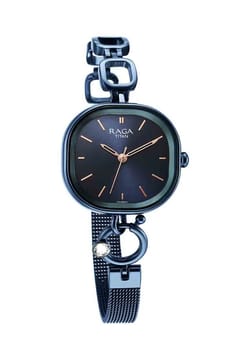 Titan Raga Delight Blue Dial Analog Metal Strap Watch for Women