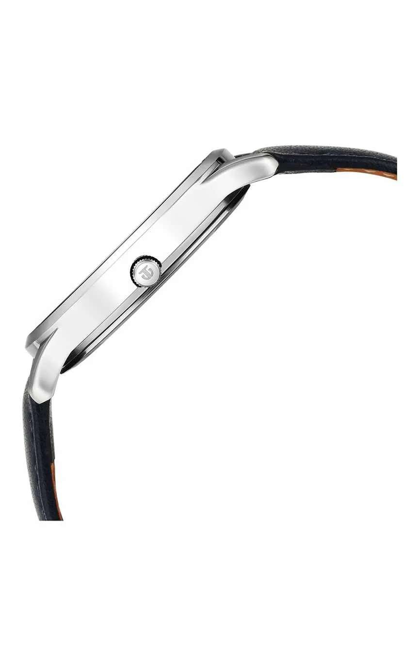 Titan Yin & Yang Blue Dial Analog Leather Strap Watch for Men