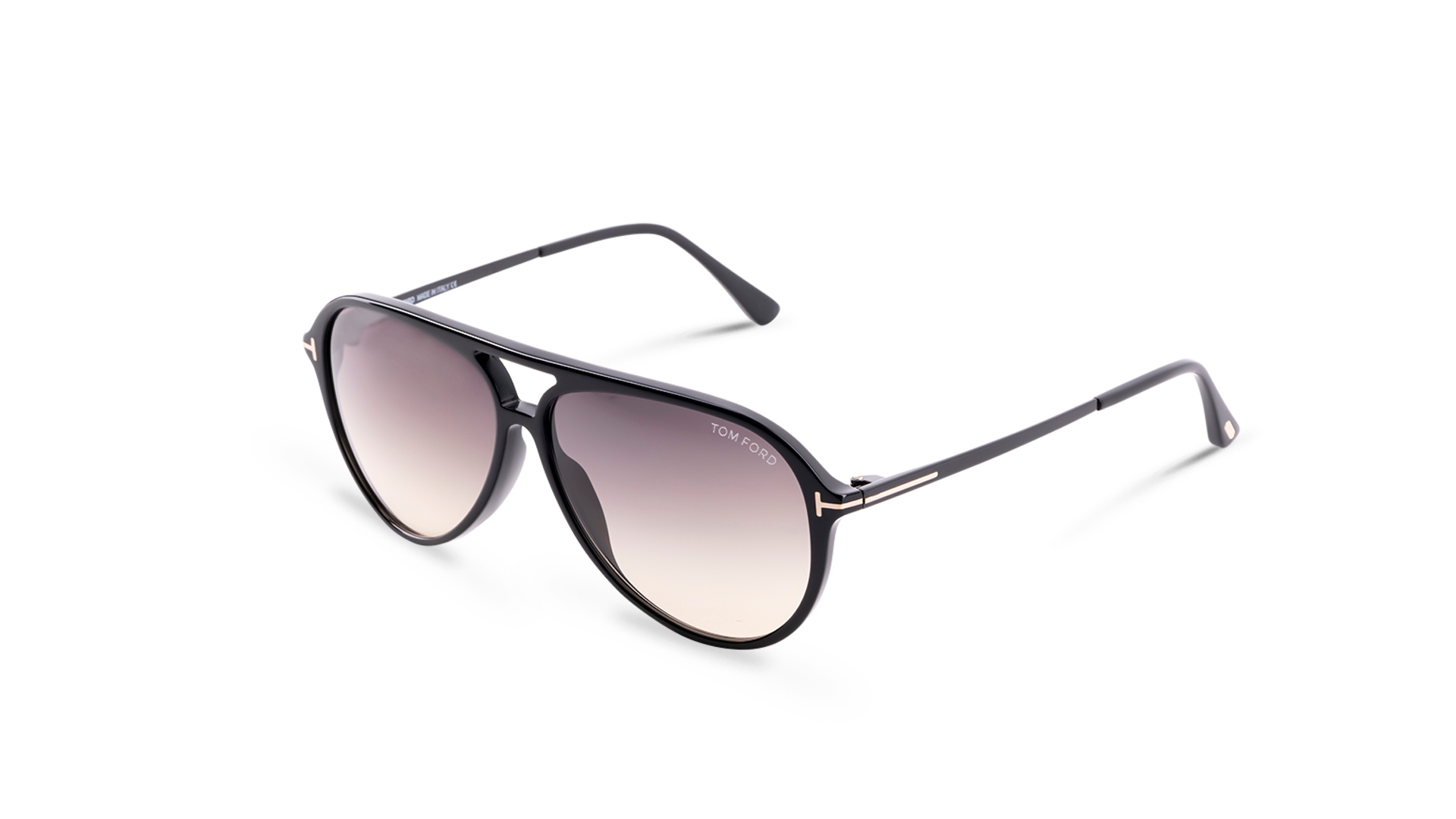 Tom Ford Men Pilot Dark Havana Sunglass