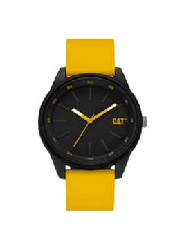 Cat Men's Quartz Rubber Strap