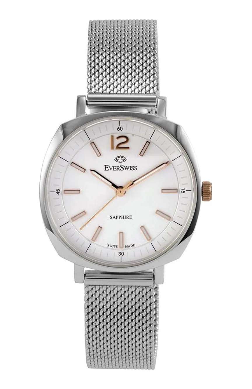 EverSwiss Ladies Silver Stainless Steel watch