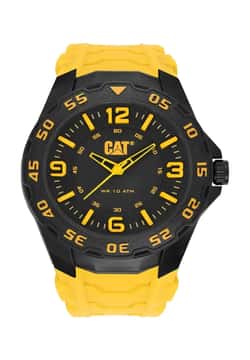 Cat Men's Analog Rubber