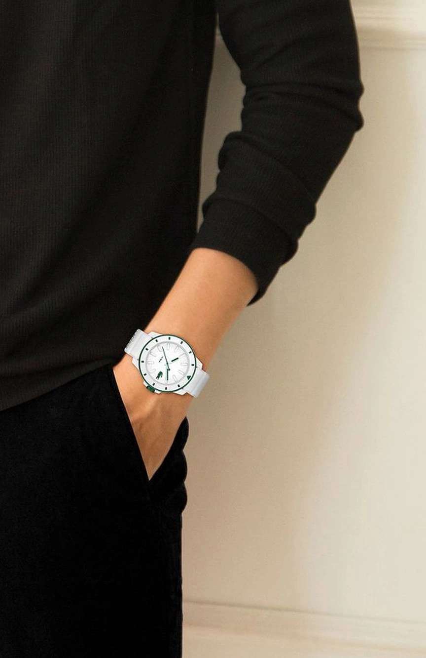 Lacoste Men .12.12 Scuba Round Silicone 43 mm