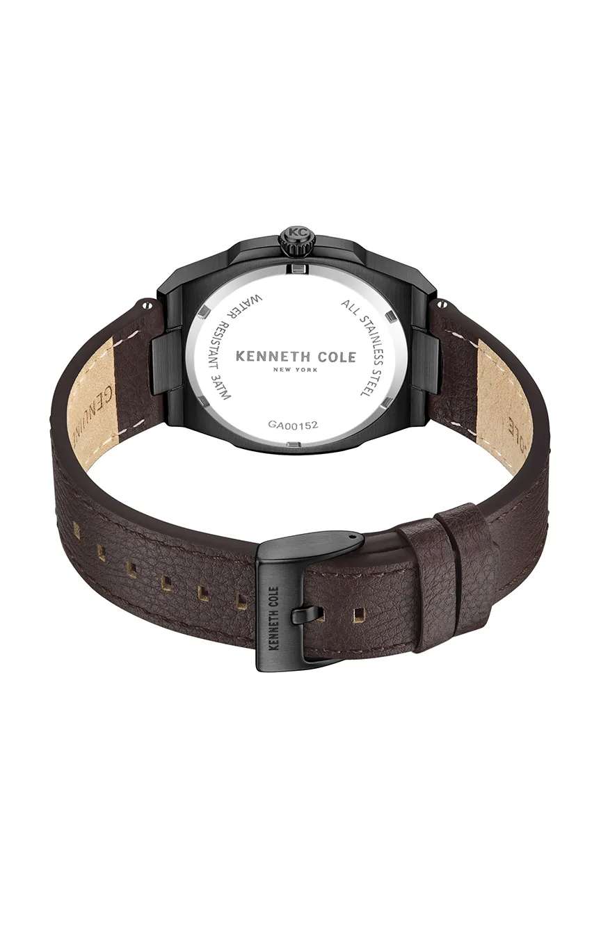 Kenneth Cole Kenneth Cole Mens Fashion Leather Quartz Watch KCWGA0015203