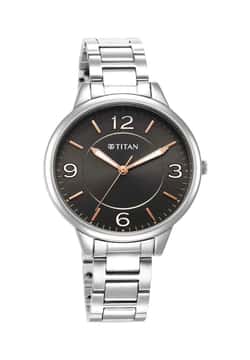 Titan Urban Anthracite Dial Analog Metal Strap watch for Women
