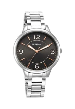 Titan Urban Anthracite Dial Analog Metal Strap watch for Women