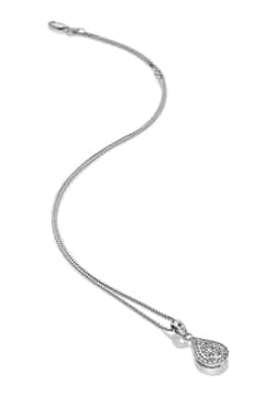 Hot Diamonds Glimmer White Topaz Pendant