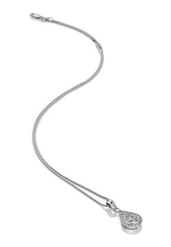 Hot Diamonds Glimmer White Topaz Pendant