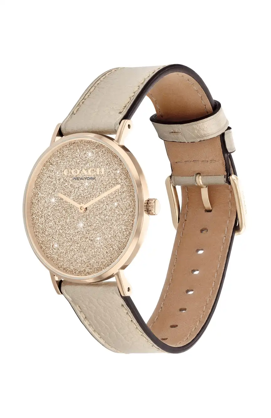 COACH WOMENS QUARTZ CALFSKIN glitter LEATHER WATCH Coach Elliot Women main image 2