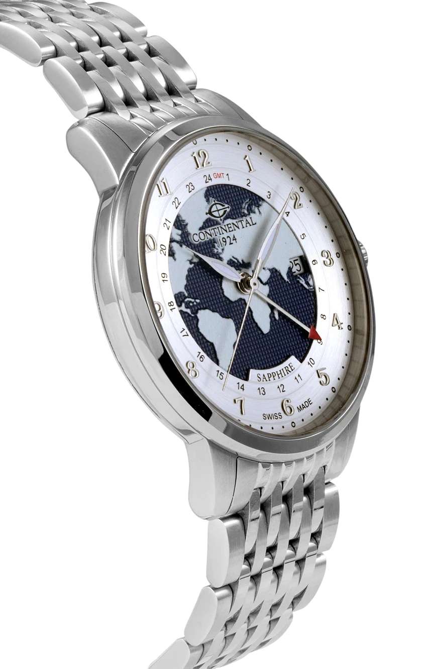 Continental Gents Silver Stainless Steel watch