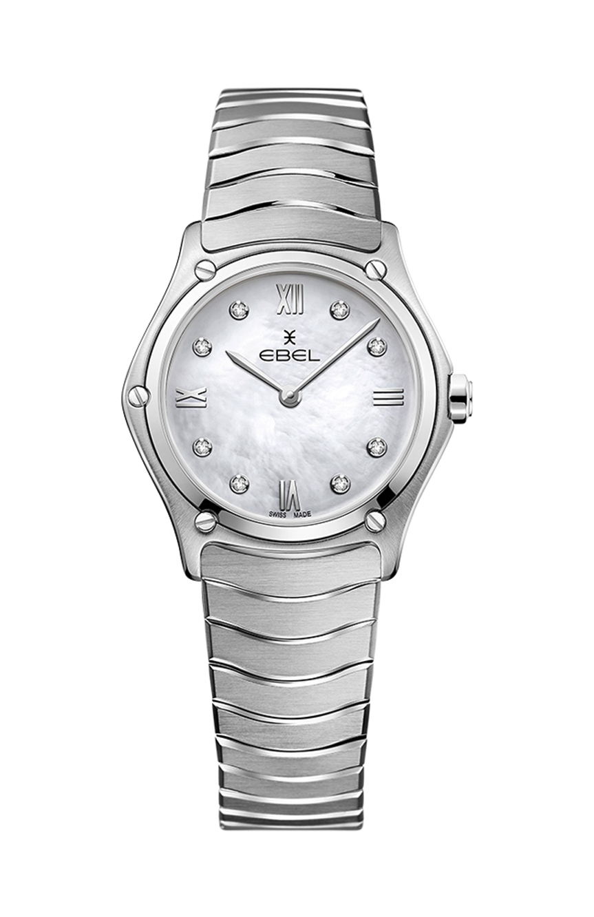 Ebel Womens Sport Classic Quartz Stainless Steel Watch