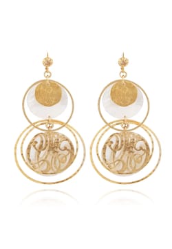 Gas Bijoux Meddalion Earrings