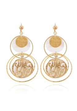 Gas Bijoux Meddalion Earrings