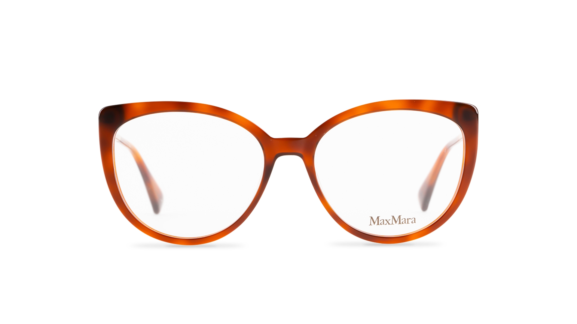 Max Mara Women Cat Eye Blonde Havana Optical Frame RivoliShop