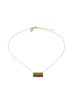 Pertegaz Tiger Eye Stud Necklace