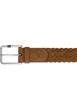 Montblanc 35 mm Belt in Suede with Square Meisterstuck Buckle S