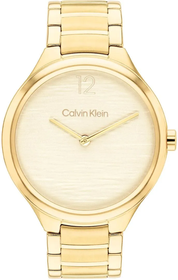 

Calvin Klein | Calvin Klein WOMEN Fashion Steel and Gold Quartz Watch 25100048