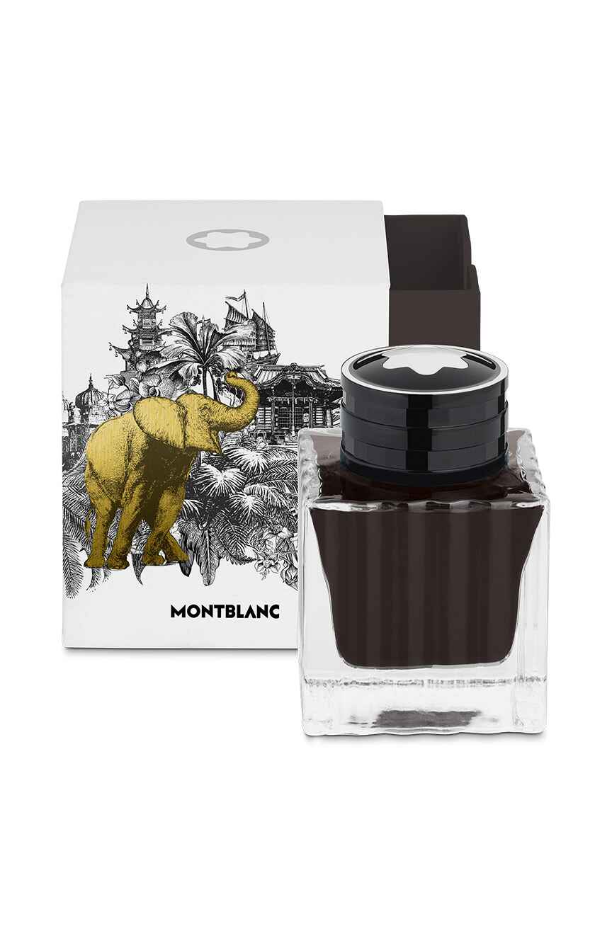 Montblanc Ink bottle 50 ml brown Meisterstuck Around the World in 80 Days RivoliShop