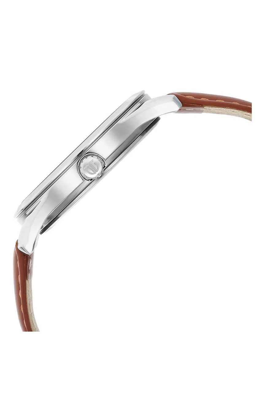 Titan Quartz Analog Blue Dial Leather Strap Watch for Men