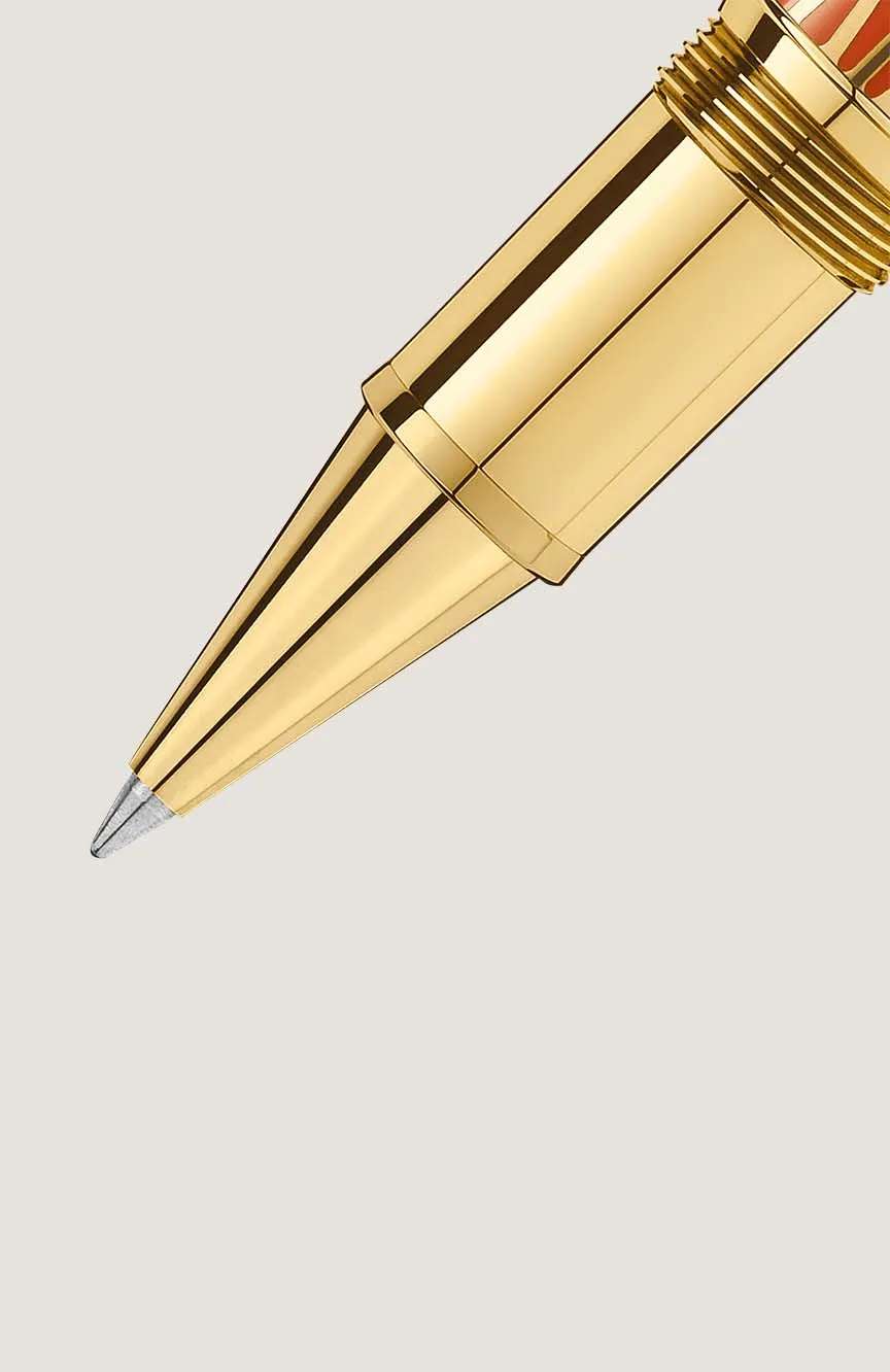 مون بلان قلم حبر سائل بنهاية كرويّة مايسترشتوك مجموعة ذا أوريجين سوليتير لي جراند