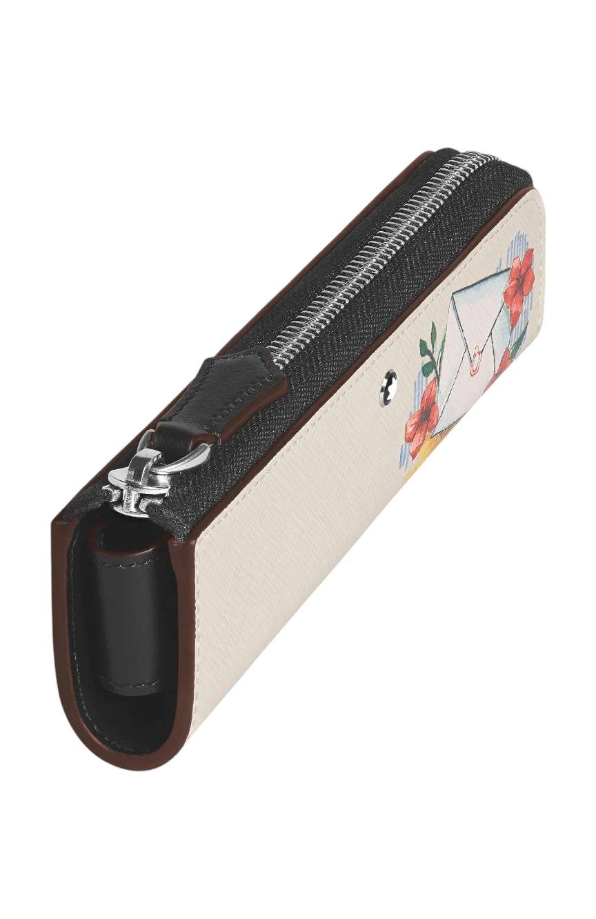 Montblanc 1 Pen Pouch with Zip in Sartorial Leather