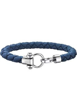 OMEGA سوار نايلون بمشبك ستانلس ستيل