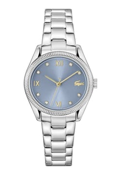 Lacoste Women Parisienne Round Stainless Steel 30 mm
