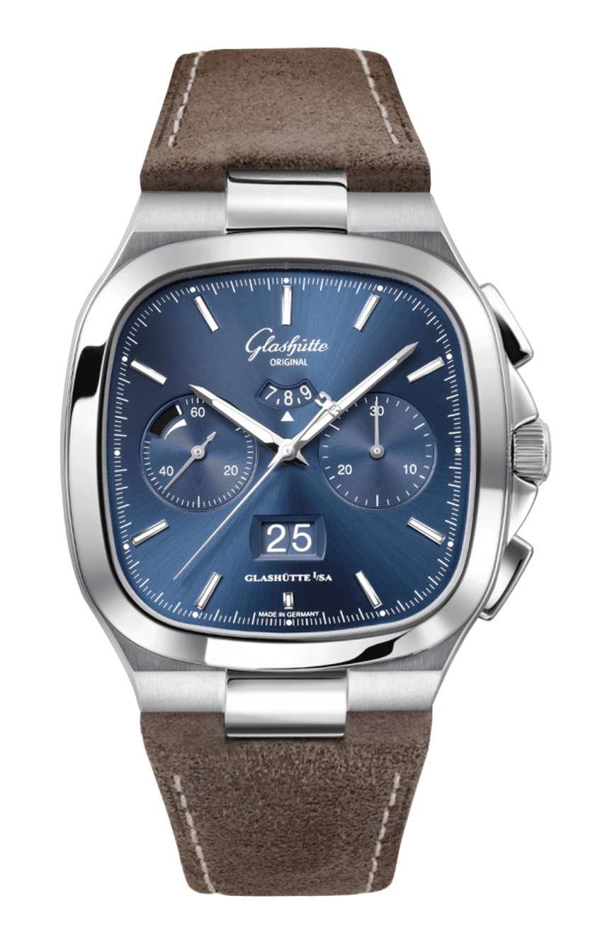 جلاشوتيه أوريجينال ساعة يد كرونوجراف موديل السبعينيات