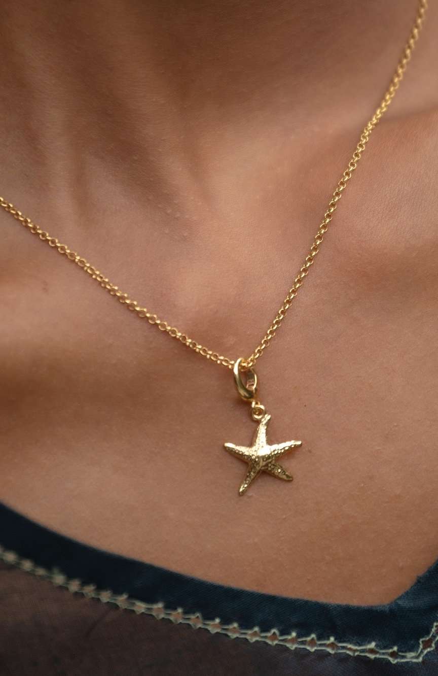 Lily Charmed Gold Plated Starfish Charm