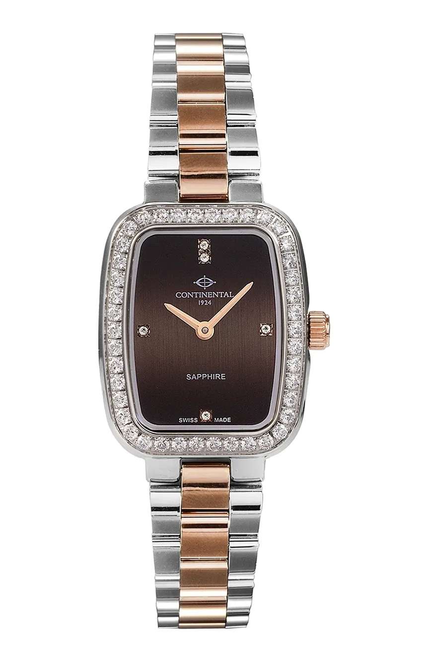 Continental Ladies Silver Rose Gold Stainless Steel watch