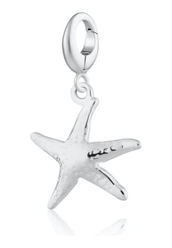Lily Charmed Silver Starfish Charm