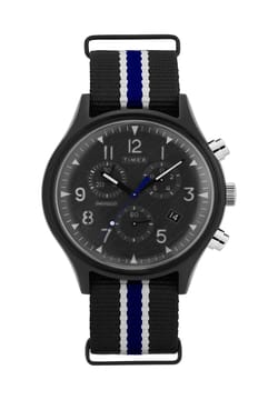Timex ساعة يد للرجال بسوار قماشي بتقنية الكوارتز