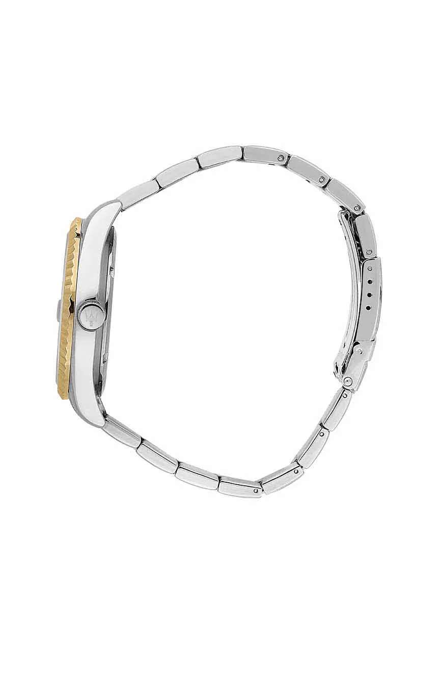 مازيراتي ساعة كوارتز بسوار معدني للرجال