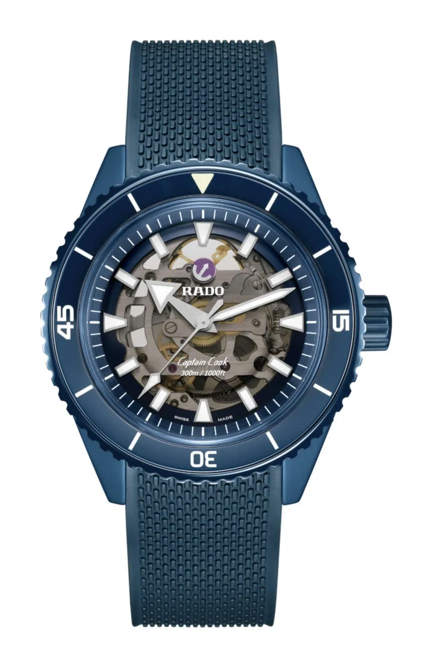 

Rado | Men's Captain Cook High Tech Ceramic Skeleton